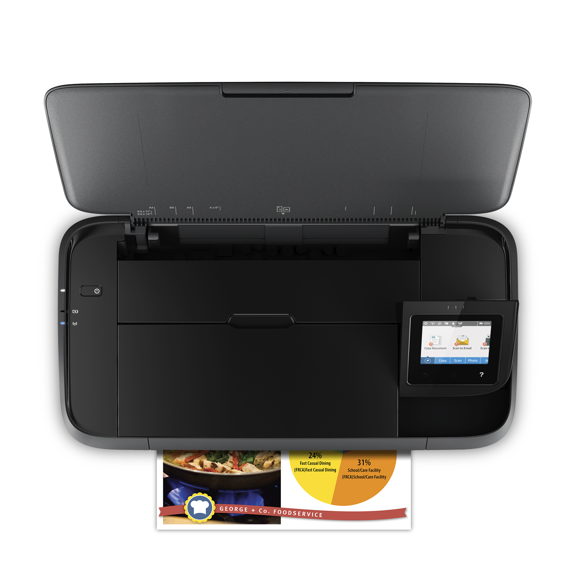 HP Officejet 250 Mobile All-in-One Wi-Fi, A4 -värimustesuihkutulostin
