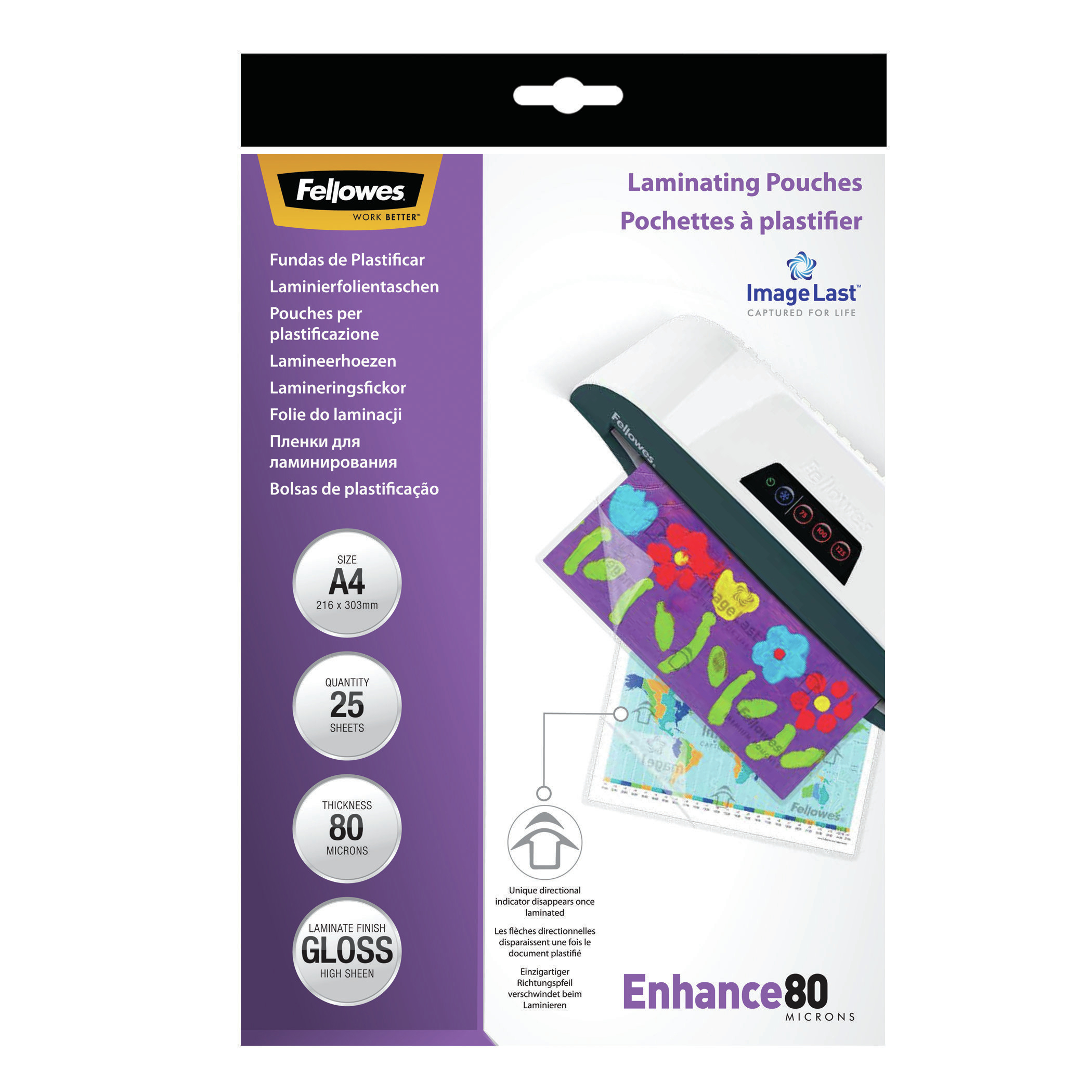 Fellowes Laminointitasku Imagelast 80mic A4 25 Kpl