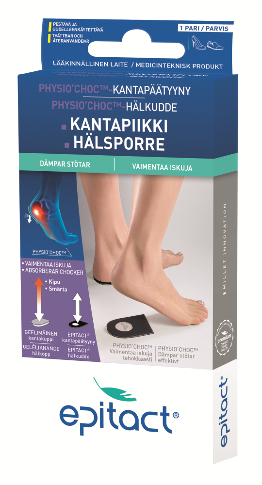 Epitact Physio Choc-kantapäätyyny L 2 kpl