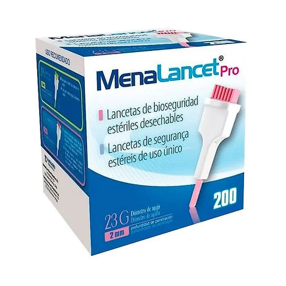 Menarini Menalancet Pro 23g 200 Lansetit