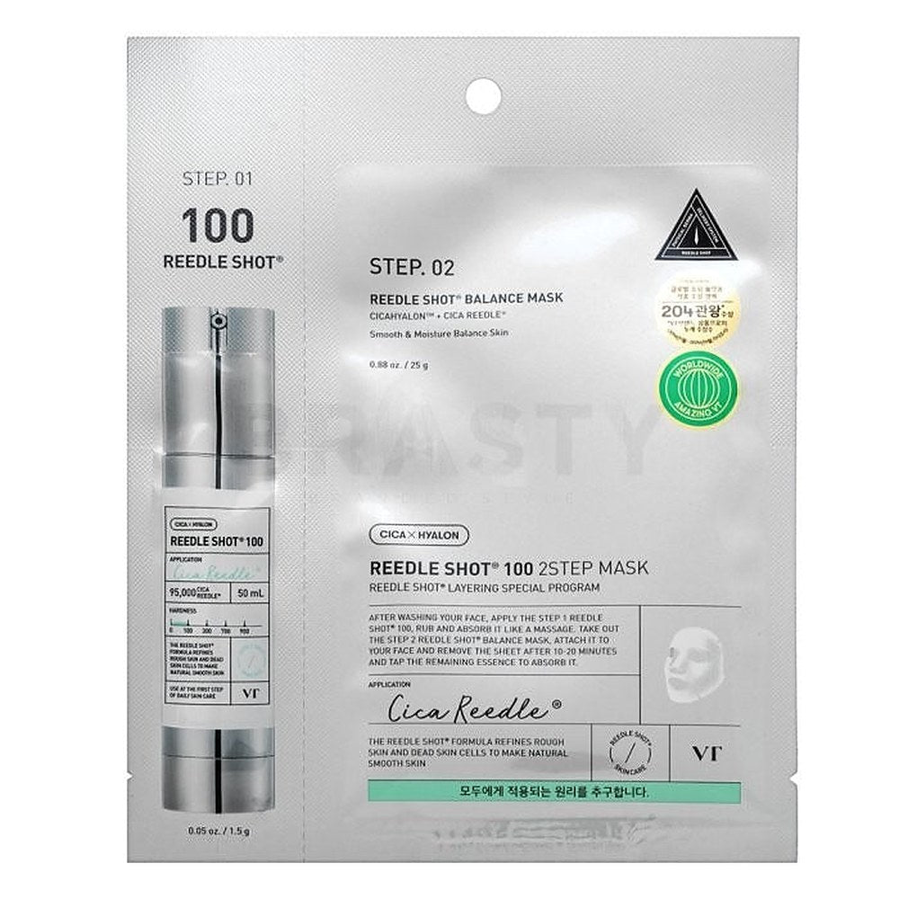 VT Cosmetics Reedle Shot 100 Maschera 2 Fasi 1,5 g + 25 g — Maschera Viso