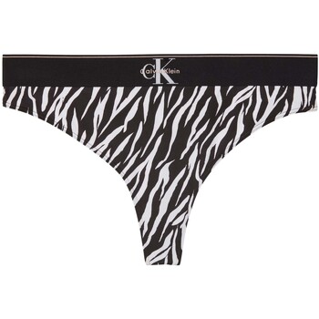 Calvin Klein Underwear Stringit musta / valkoinen