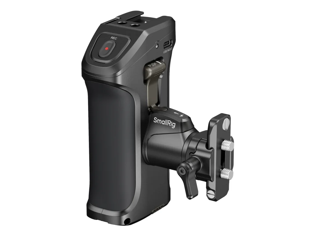 SmallRig 3893, Digitaalikameran käsikahva, Universaali, musta, Alumiini, Kupari, Silikoni, Ruostumaton teräs, Kestomuovinen elastomeeri, 85 mm, 56,7 mm