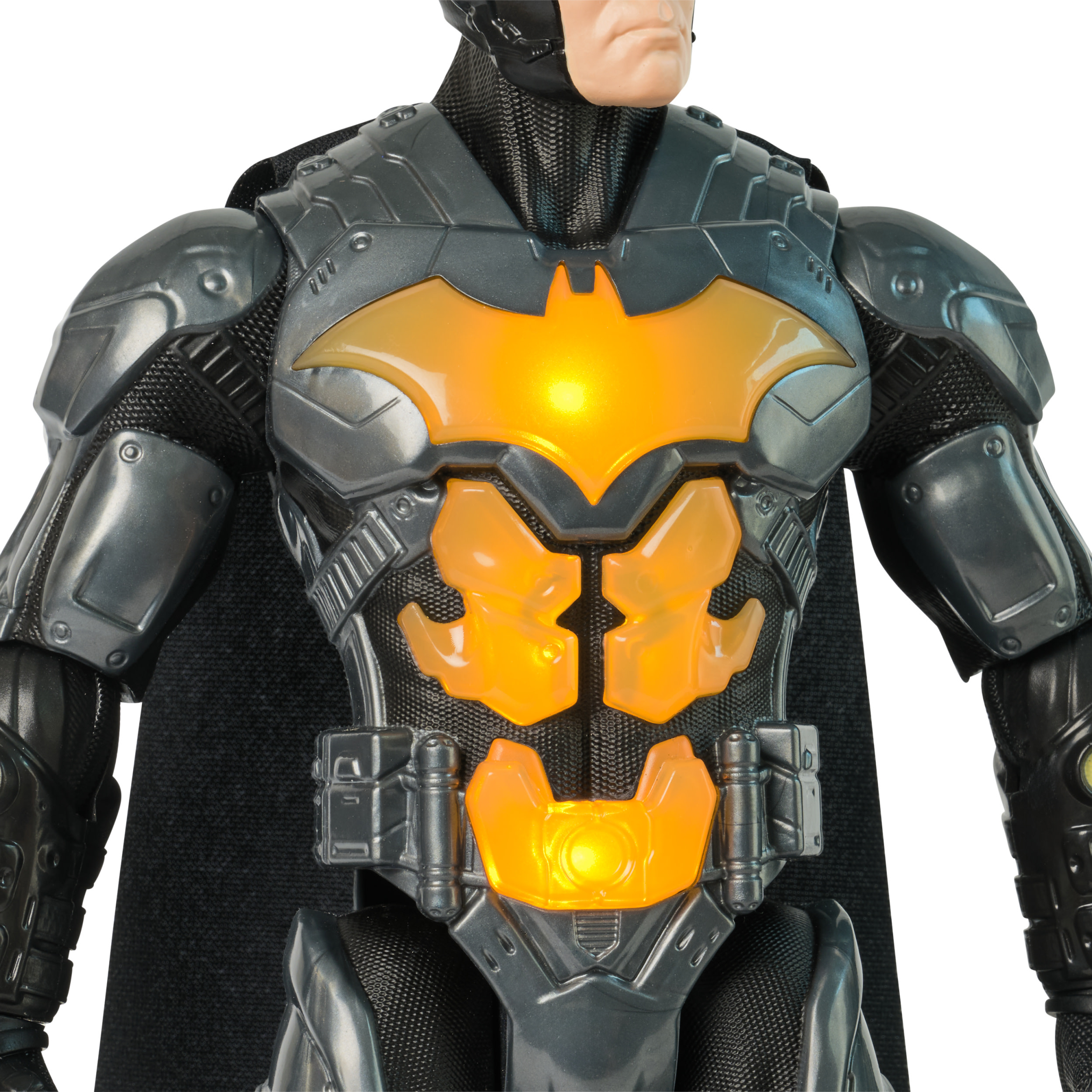 DC Comics BAT FGR 12inLightsAndSounds Batman GML, 4 vuosi/vuosia, musta