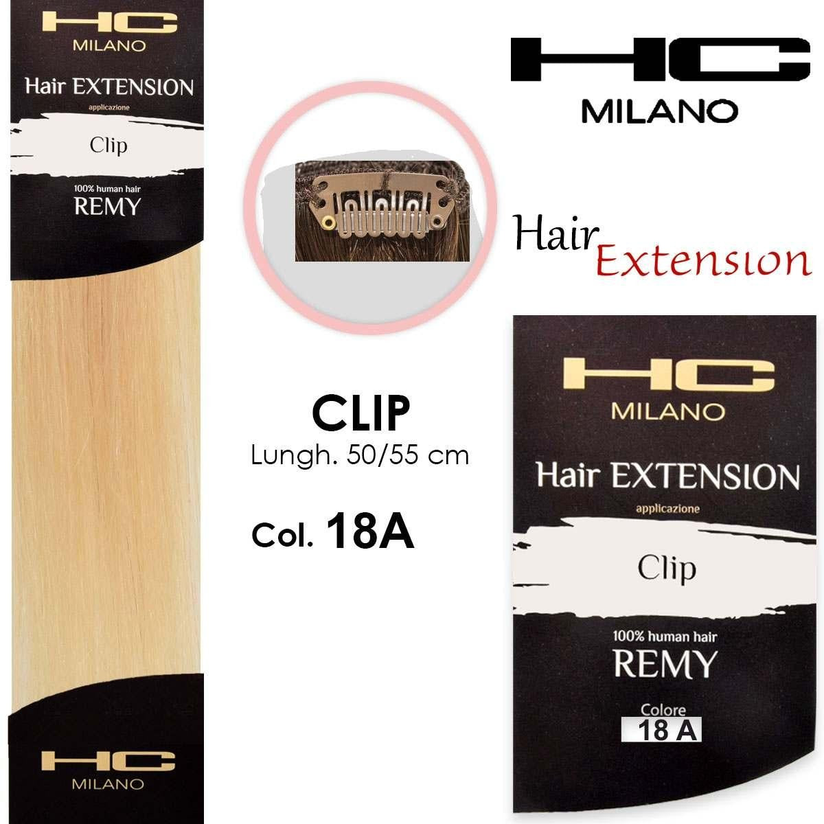 Hc milano jatko 3 remy klipsiä leveys 14-16cm pituus 50cm col.18a