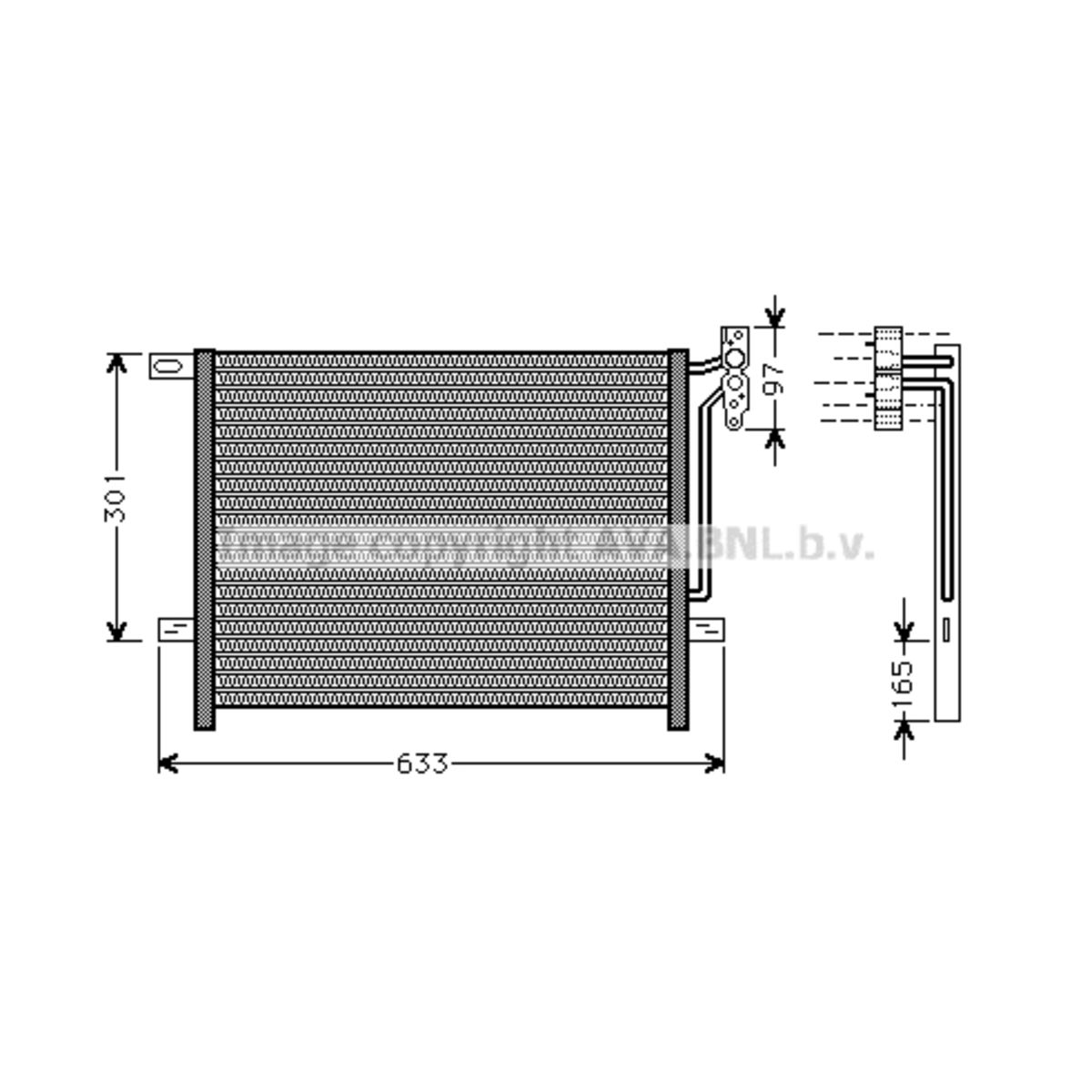 Lauhdutin, ilmastointilaite AVA COOLING SYSTEMS BW5203