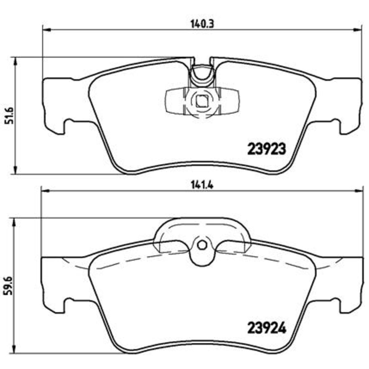 Jarrupalat, levyjarru BREMBO P 50 064