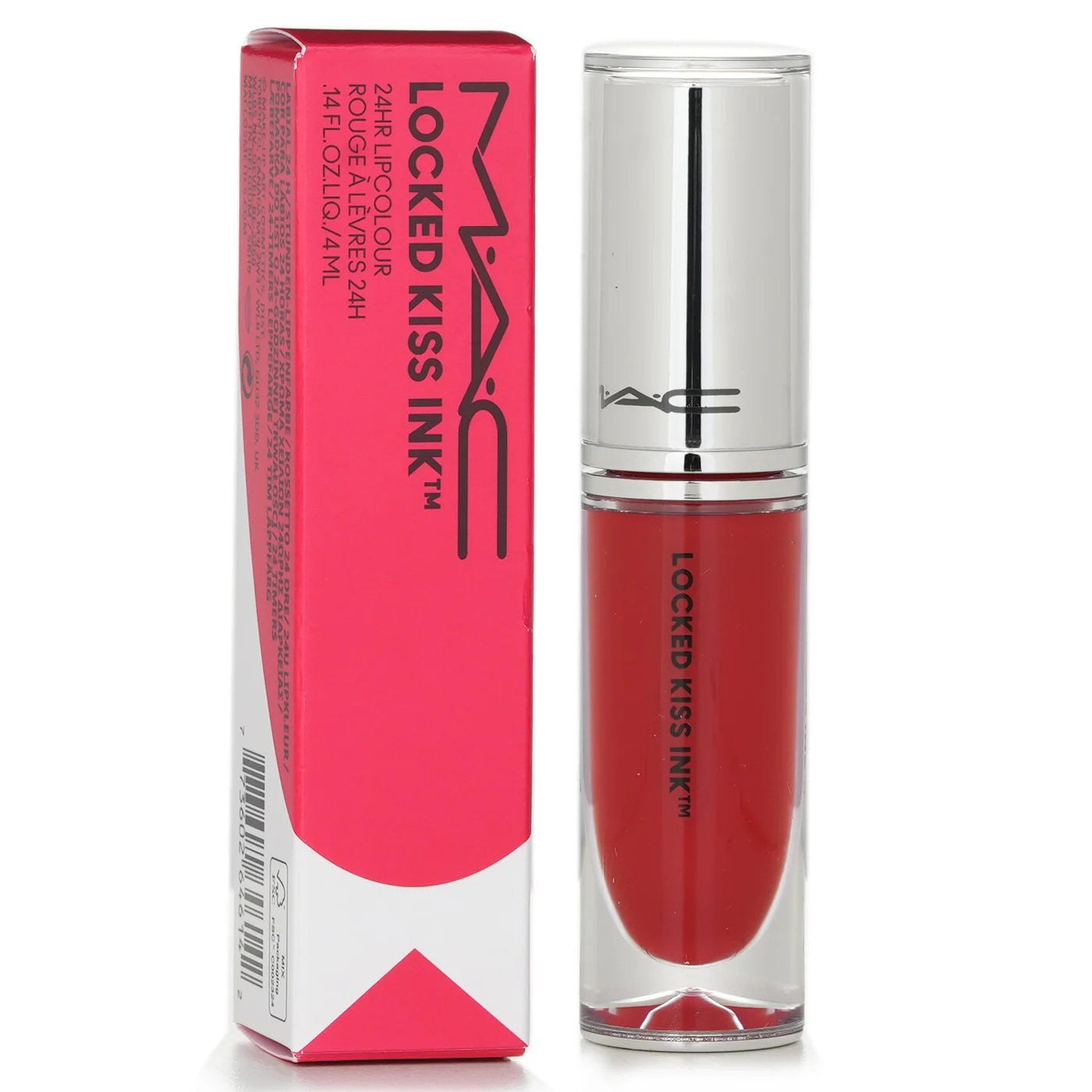 MAC Cosmetics Locked Kiss Ink 24H pitkäkestoinen matta nestemäinen huulipunaväri Poncy 4 ml