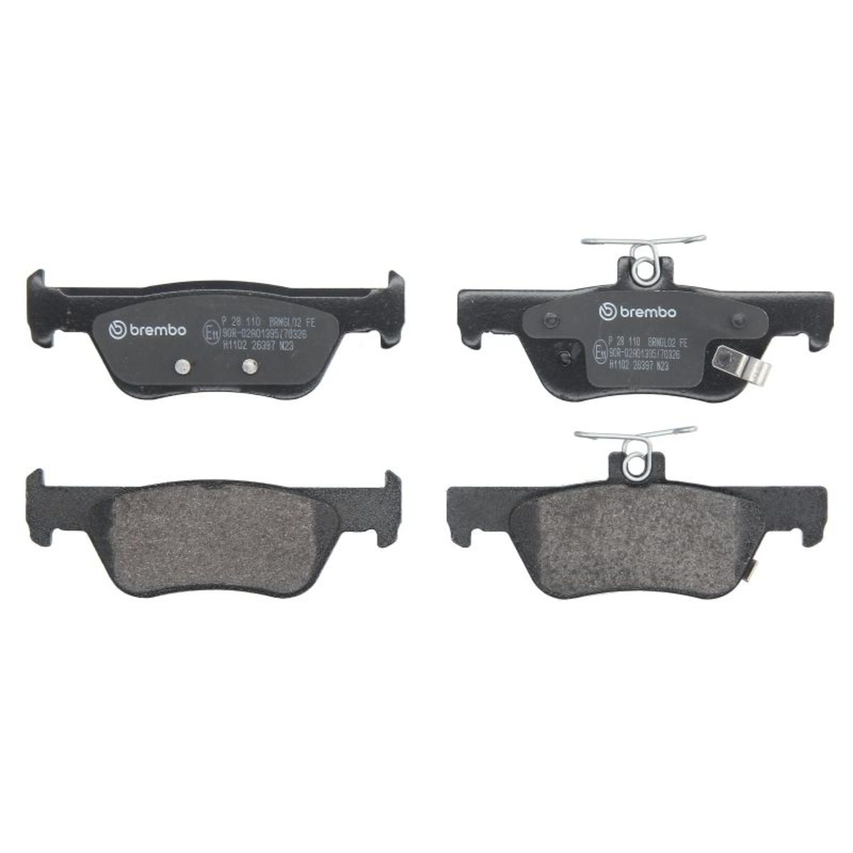 Jarrupalat, levyjarru BREMBO P 28 110