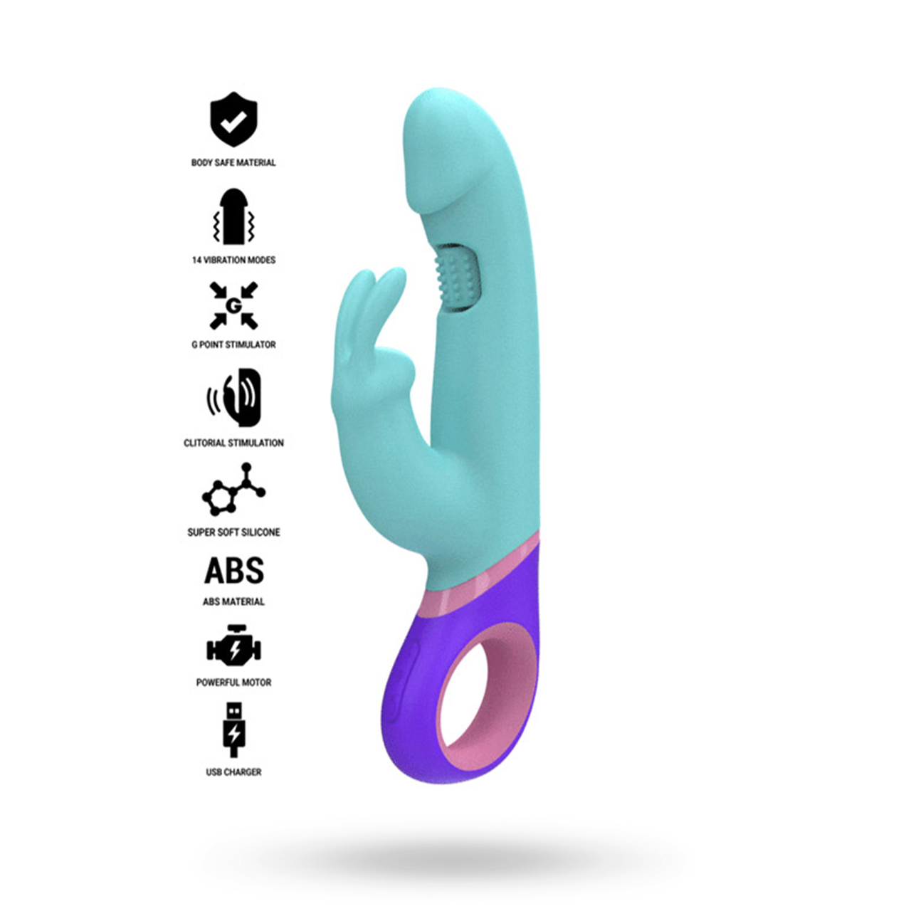 Monica Rabbit With Rotating G-spot Stimulator Jänisvibraattori