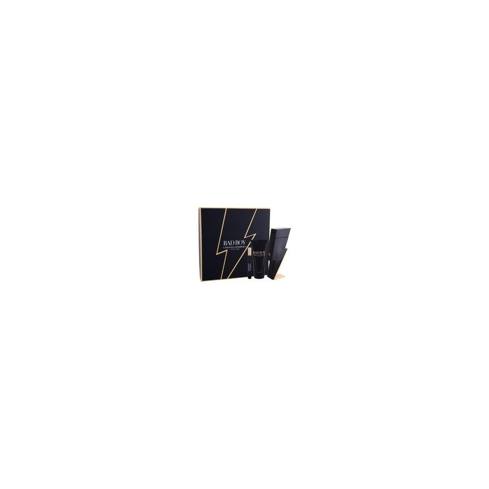 Carolina Herrera Bad Boy Eau De Toilette Men 100ml + suihkugeeli 100ml + Eau De Toilette 10ml