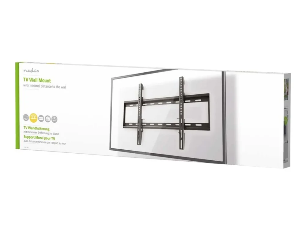 Nedis TVWM2050BK - seinäteline - Max 60 kg - recommended for 70"