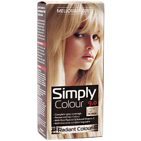 Mellor & Russell Simply Colour Hiusväri - 9.0 Luonnollinen vaalea blondi