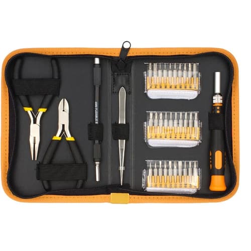 Sprotek STD-5835 - tarkkuustyökalusarja,30 irtokärkeä, pihdit, pins