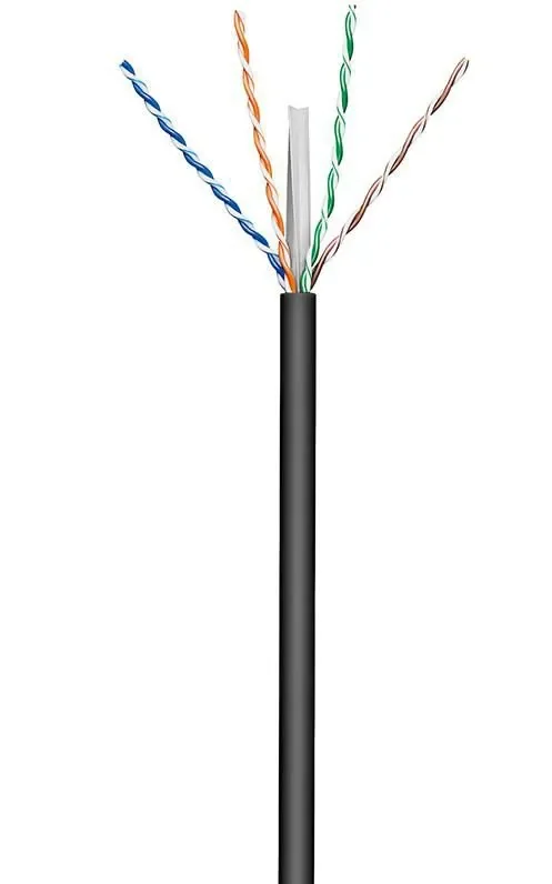 Microconnect Bulk-kaapeli Ei Cat 6 100m Musta