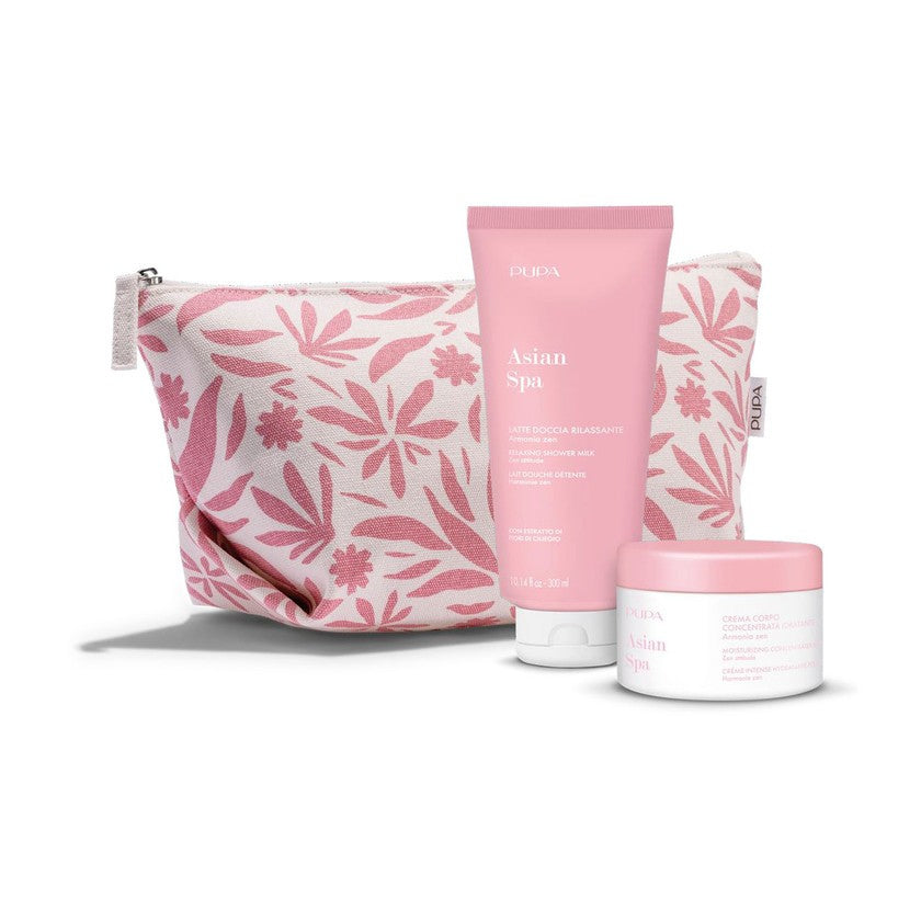 Pupa Asian Spa Rentouttava suihkuvoide 300 Ml + Vartalovoide 150 Ml 1 yksikkö
