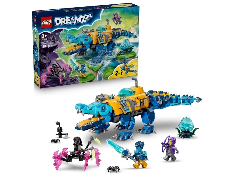 LEGO DREAMZzz 71512 Krokotiilisukellusvene