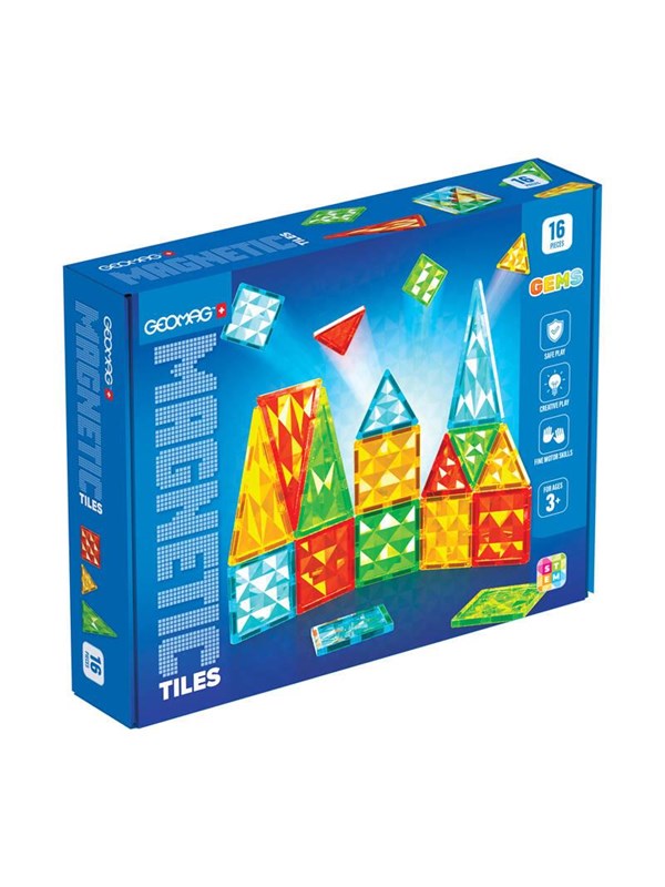 Geomag Gems Magnettilaatat 16 Osaa