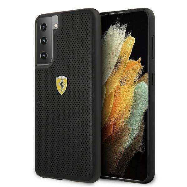 Ferrari On Track Perforated Case for Samsung Galaxy S21 - Black