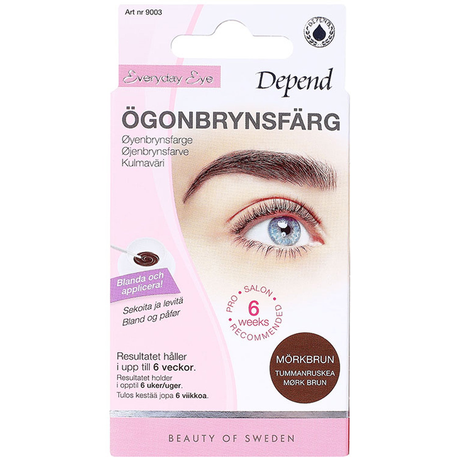 Depend EyeBrow Colour Dark Brown - 1 pcs