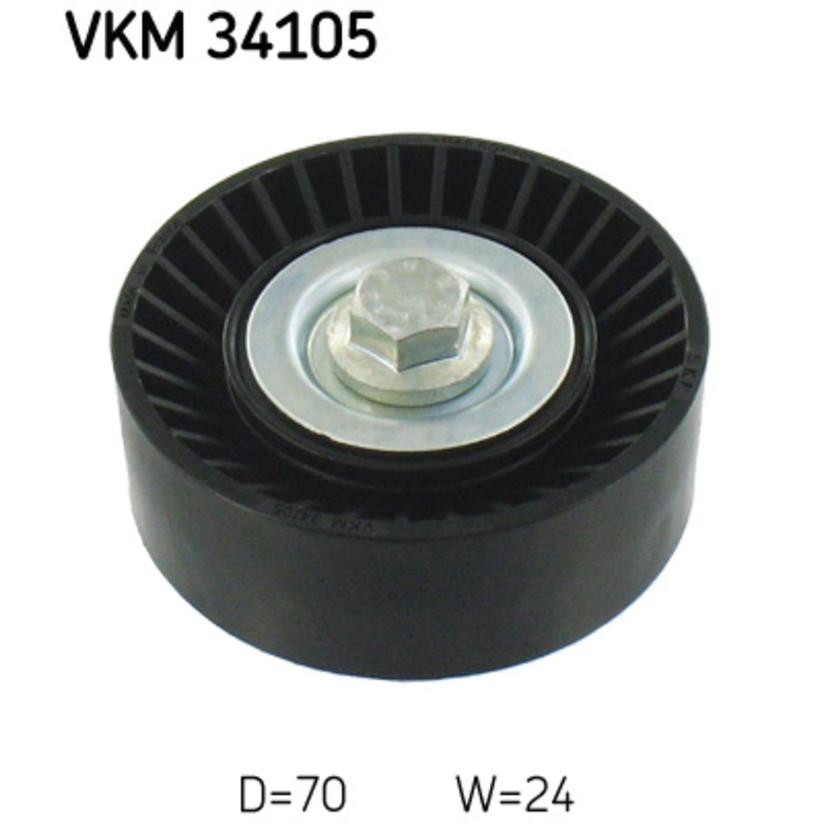 Ohjainrulla, moniurahihna SKF VKM 34105