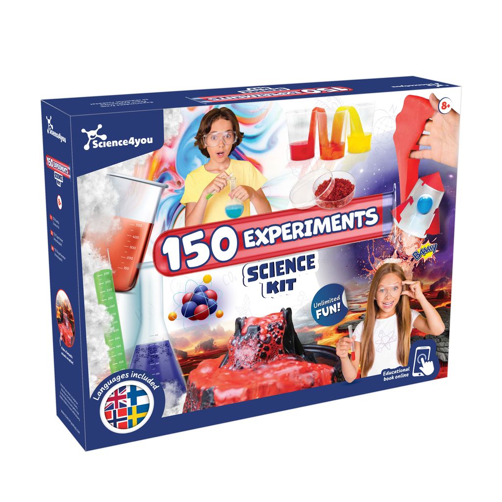 STEM Mega Science Kit, 150 koetta lapsille 8+