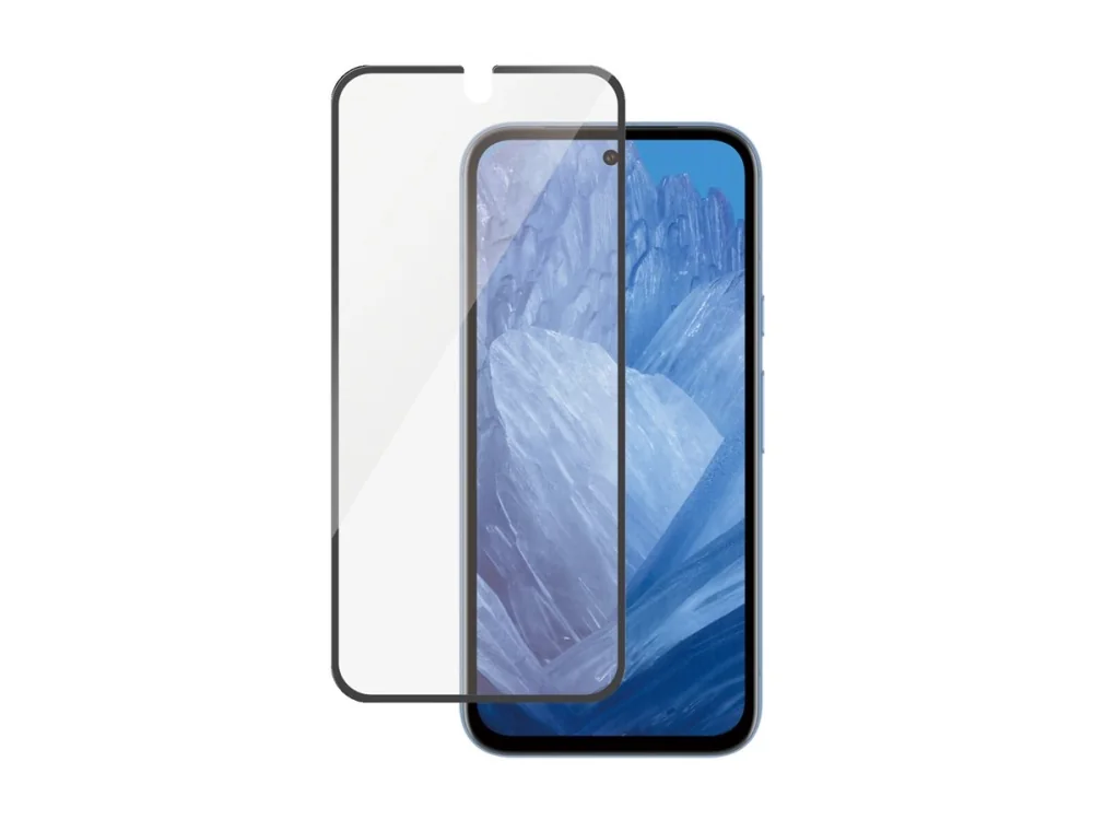 PanzerGlass - Matkapuhelimen näytönsuoja - erittäin leveä istuvuus - lasi - kehyksen väri musta - Google Pixel 9a:lle
