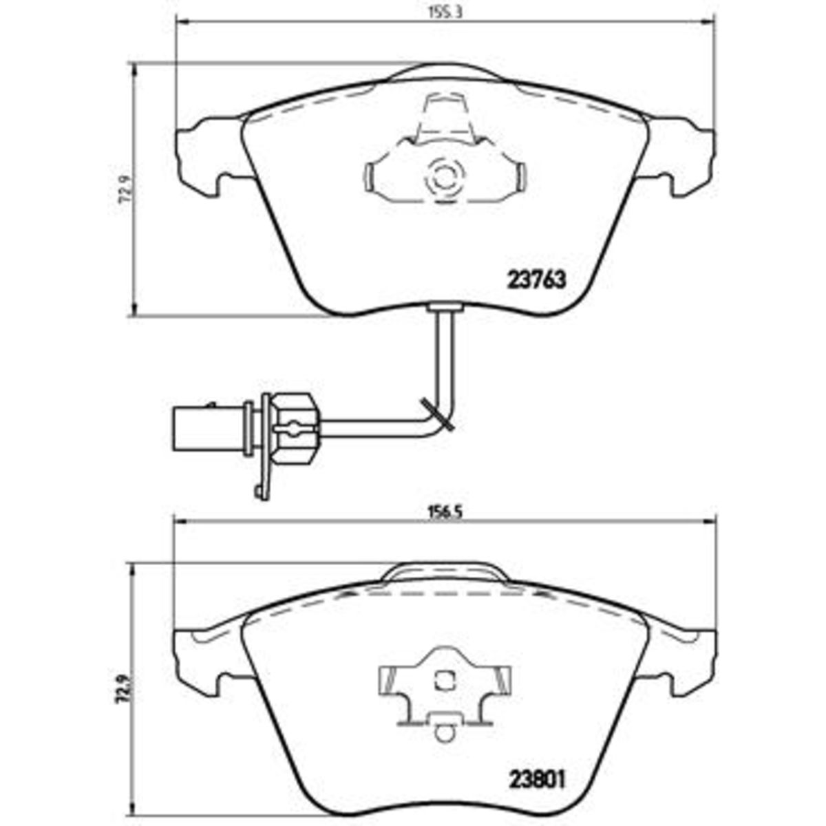 Jarrupalat, levyjarru BREMBO P 85 084