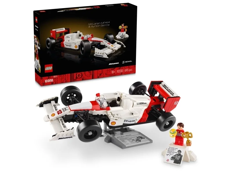 LEGO Icons 10330 McLaren MP4/4 ja Ayrton Senna