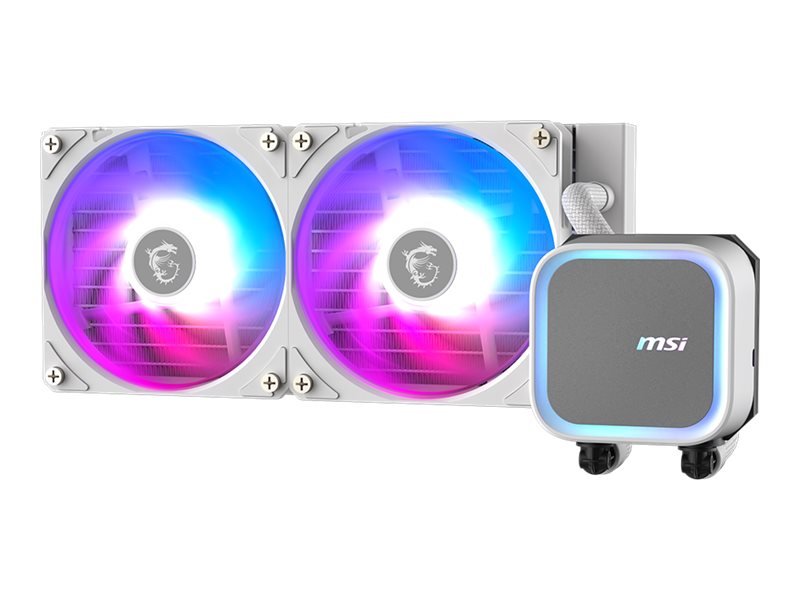 MSI MAG CORELIQUID A13 240mm ARGB -nestejäähdytin, valkoinen