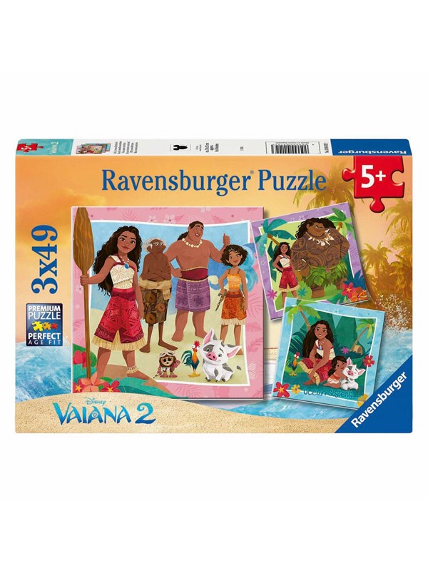 Disney Vaiana 2 3x49p Ravensburger