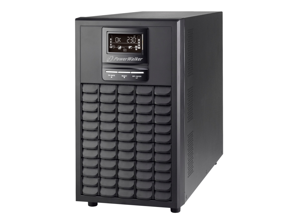 PowerWalker VFI 3000 CG PF1, Taajuuden kaksoismuunnos (verkossa), 3 kVA, 3000 W, 110 V, 300 V, 40/70 Hz