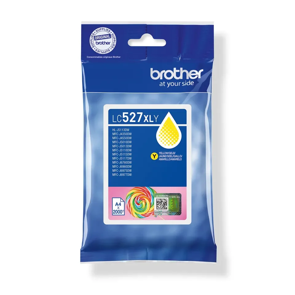 Brother LC527XLY - High Yield - yellow - original - ink cartridge