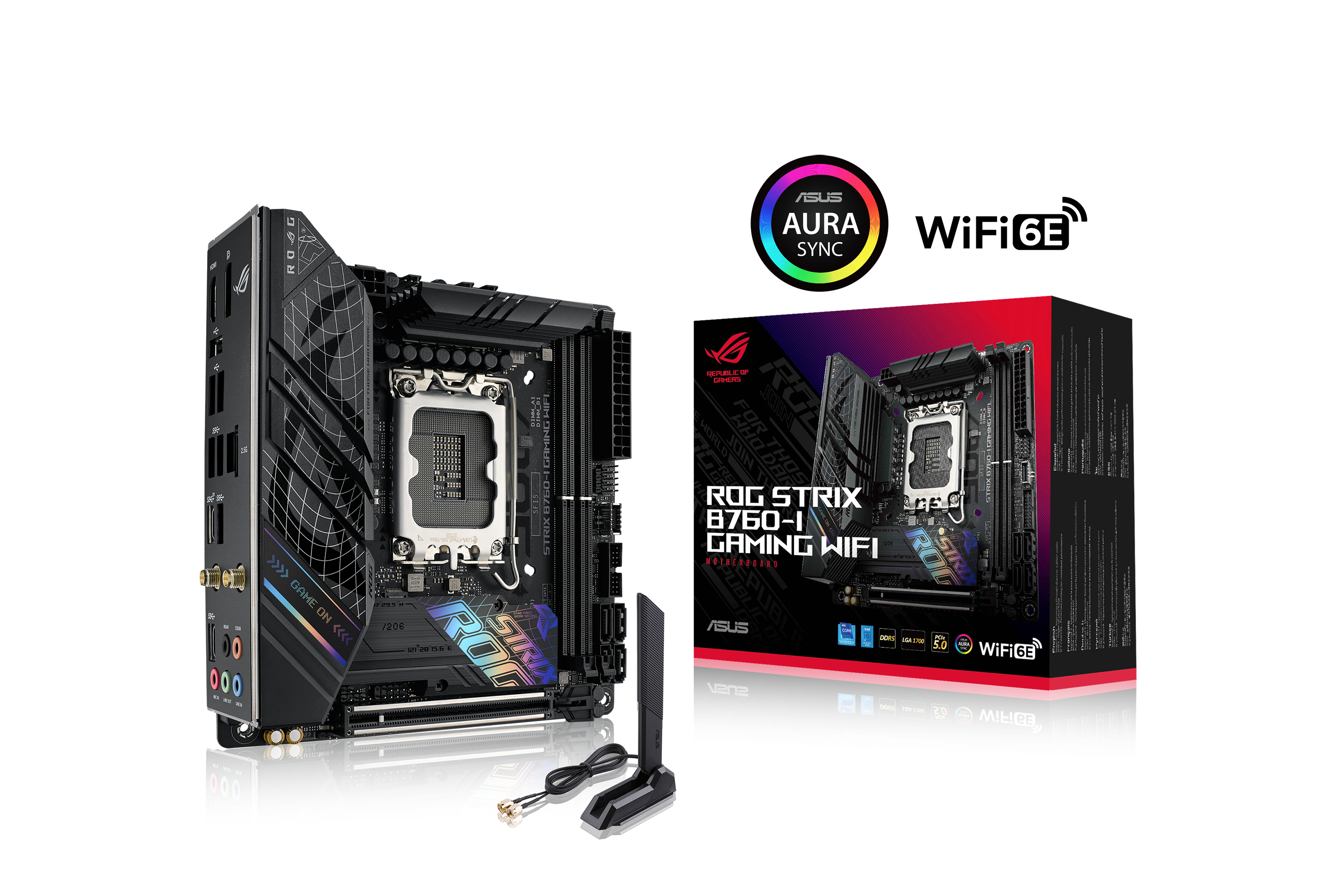 Asus ROG STRIX B760-I GAMING WIFI LGA1700 Mini-ITX -emolevy