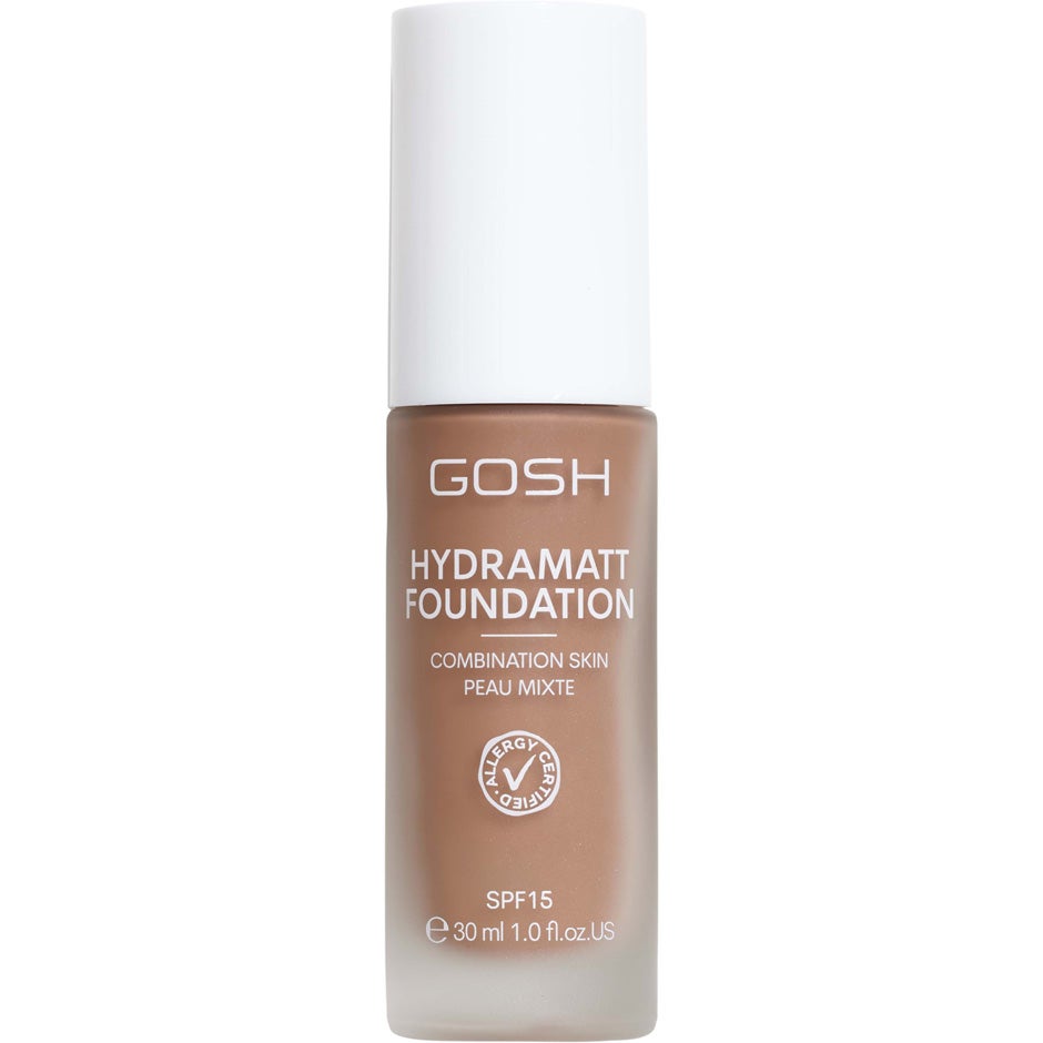 Gosh Hydramatt Foundation Combination Skin Peau Mixte 014R Dark 30 ml