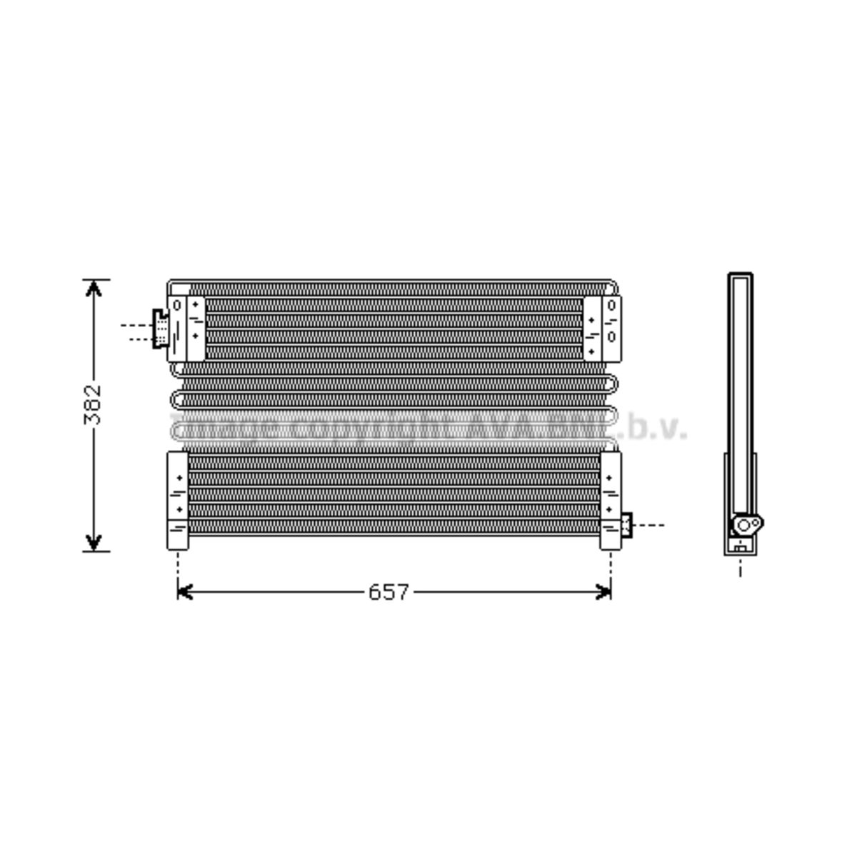 Lauhdutin, ilmastointilaite HIGHWAY AUTOMOTIVE 40057003