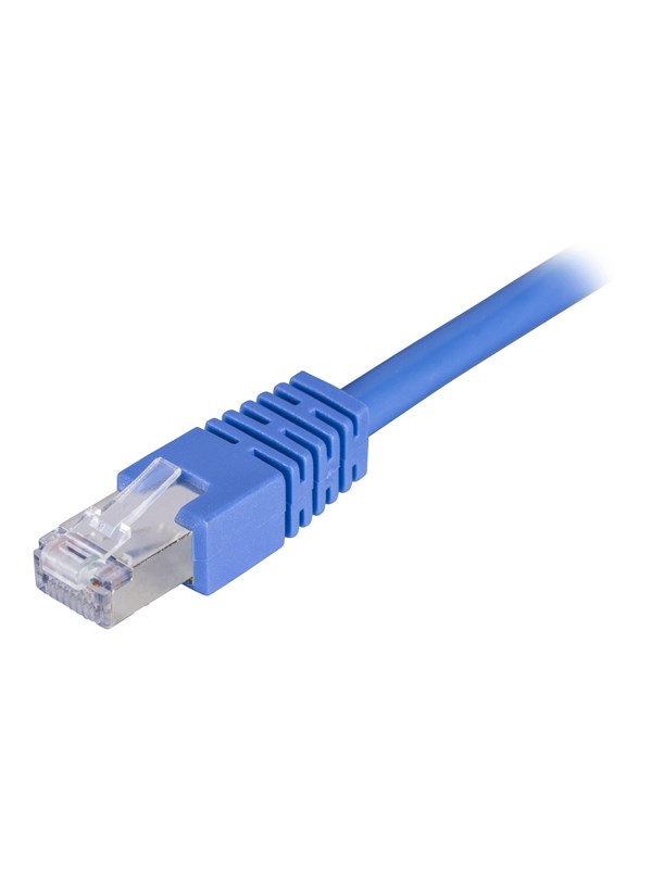 DELTACO F/UTP Cat6 laitekaapeli, 1,5m, sininen