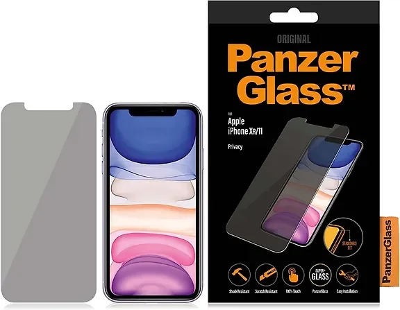 PanzerGlass Privacy -panssarilasi, iPhone Xr / 11