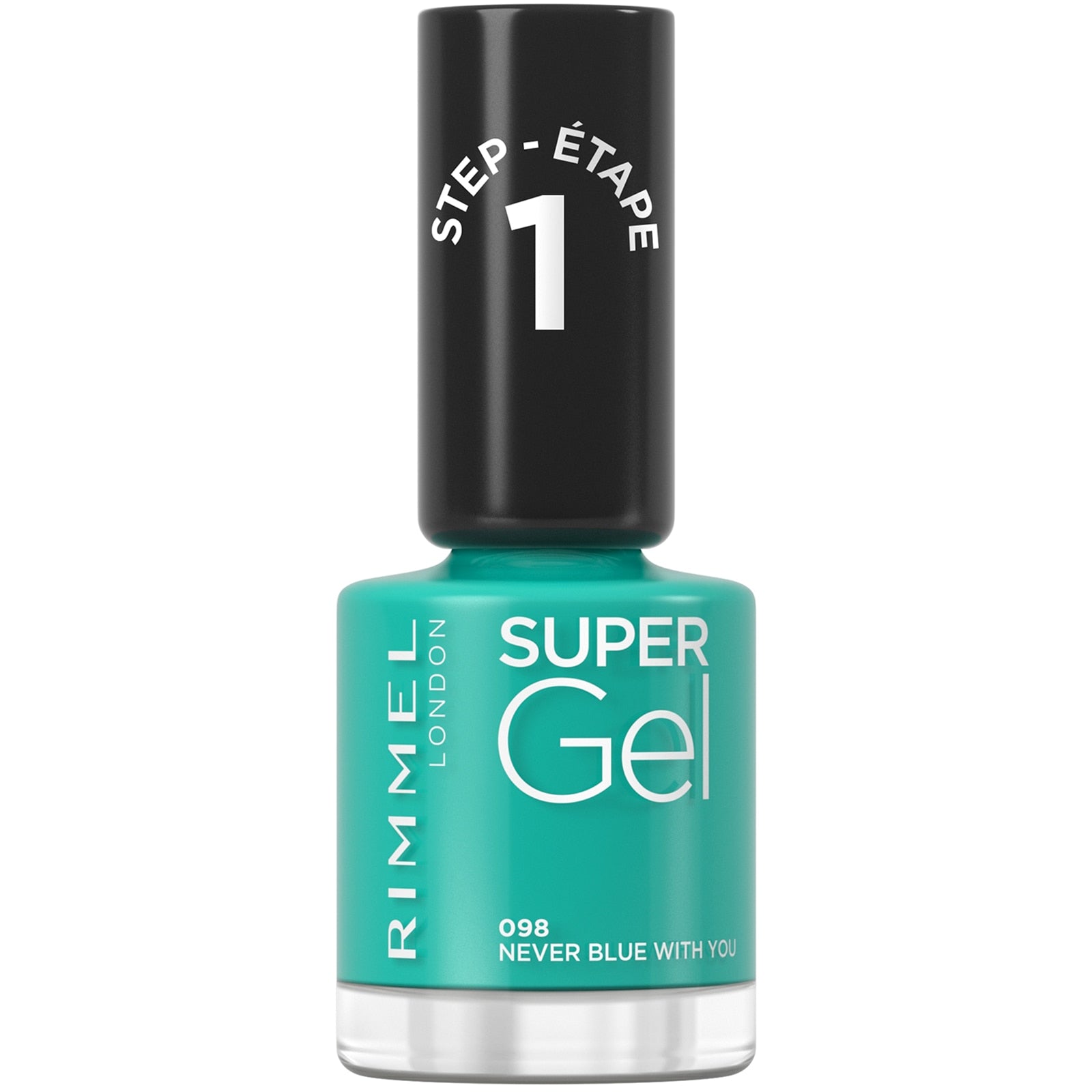 Rimmel Super Gel STEP1 - Geelikynsilakka 12 ml 098 Never Blue With You