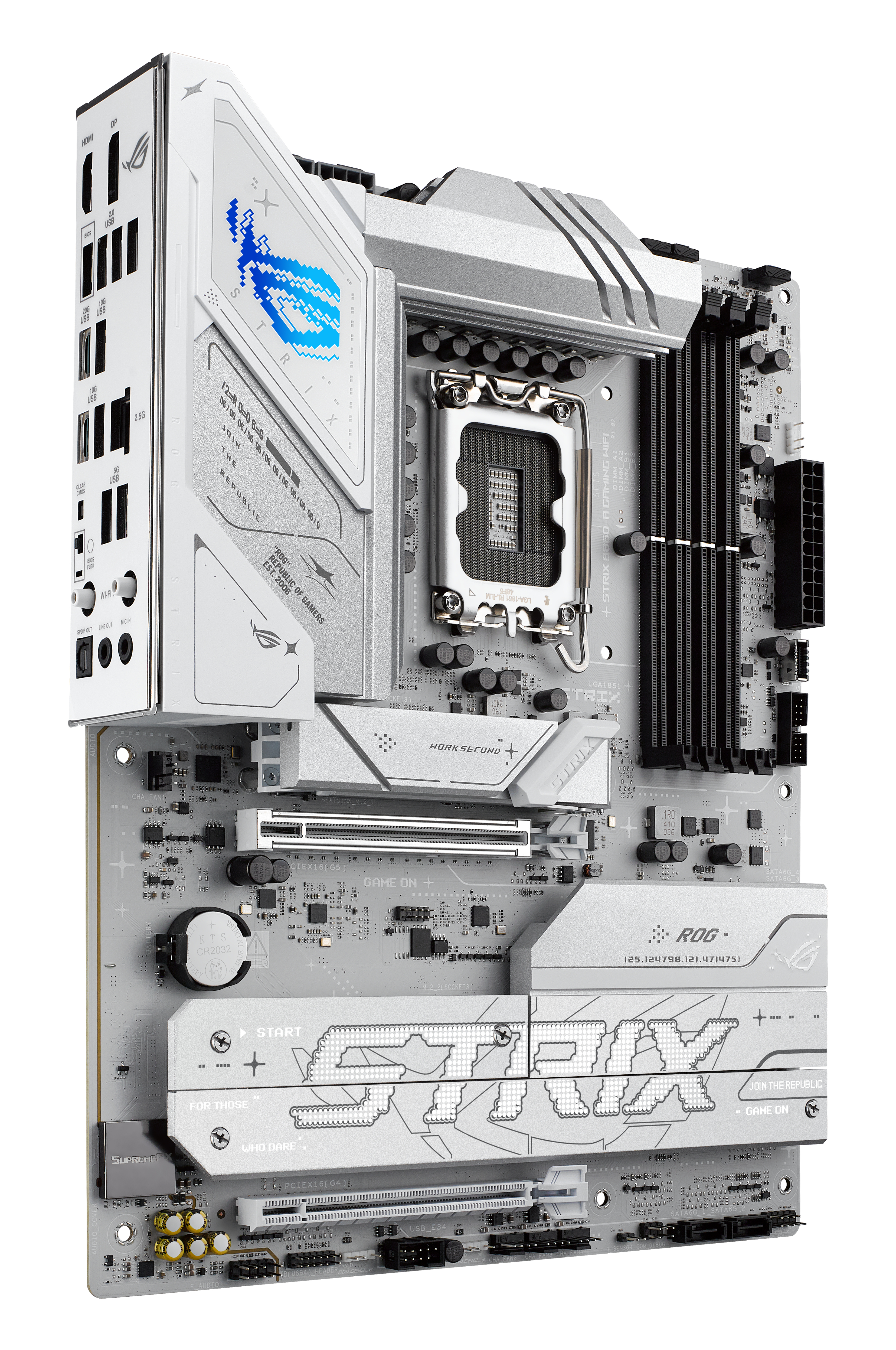 ASUS ROG STRIX B860-A GAMING WIFI Emolevy - Intel B860 - Intel LGA1851 - DDR5 RAM - ATX