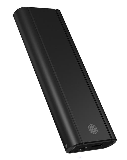 ICY BOX IB-1807MT-C31, SSD-kotelo, M.2, PCI Express, 10 Gbit/s, USB-liitettävyys, Musta