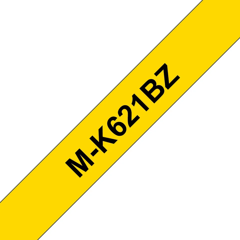 Brother M-K621BZ, Musta keltaisella, M, musta, Lämpösiirto, Kiina, Brother