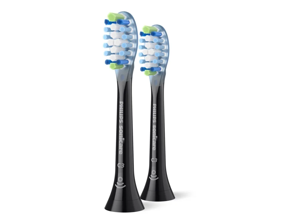 Philips Hammasharjan vaihtopäät Sonicare C3 Premium Plaque Defence HX9042 - replacement brushhead - black
