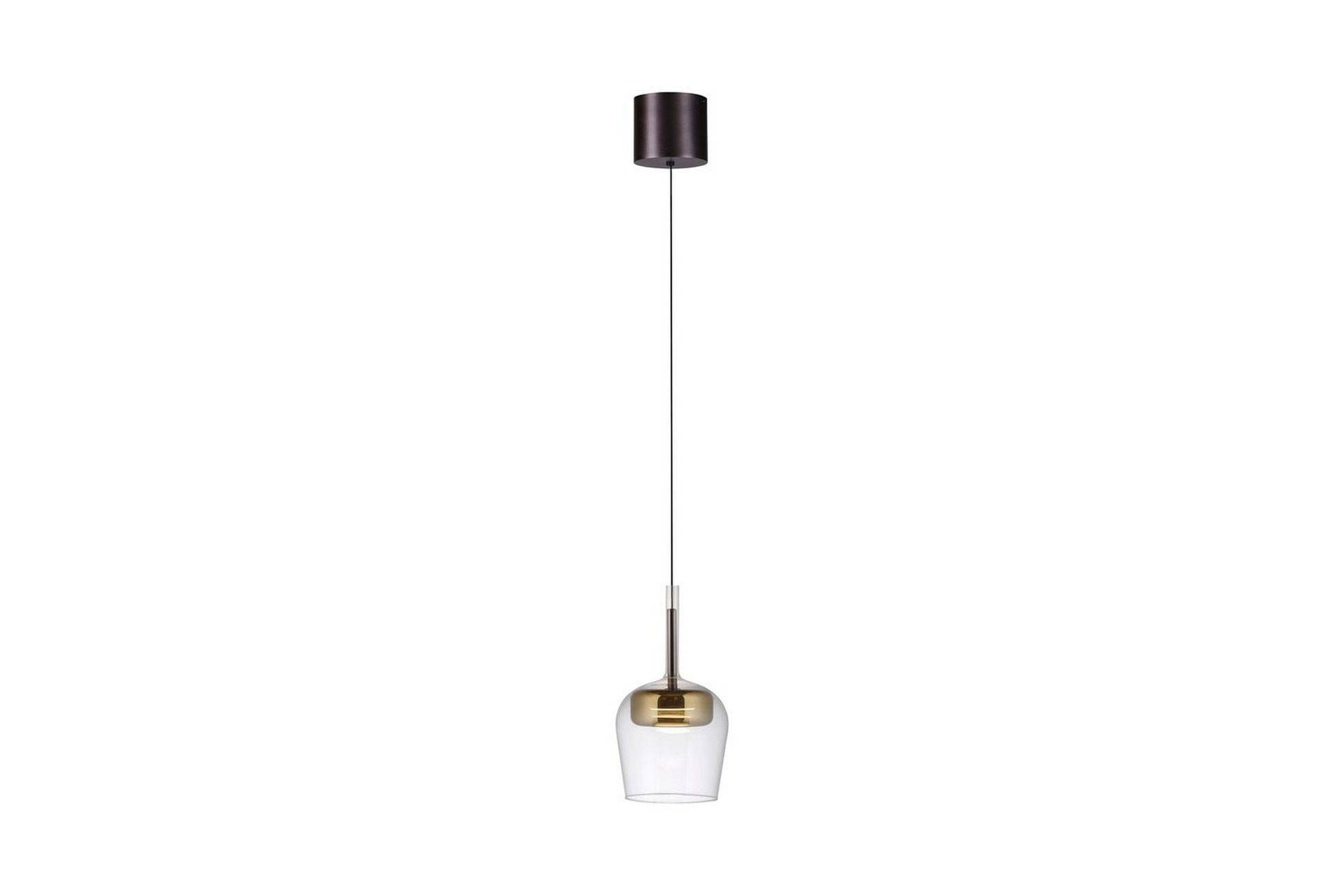 Paul Neuhaus Smart LED-riippuvalaisin Q-Kon kullanvärinen Ø 21 cm