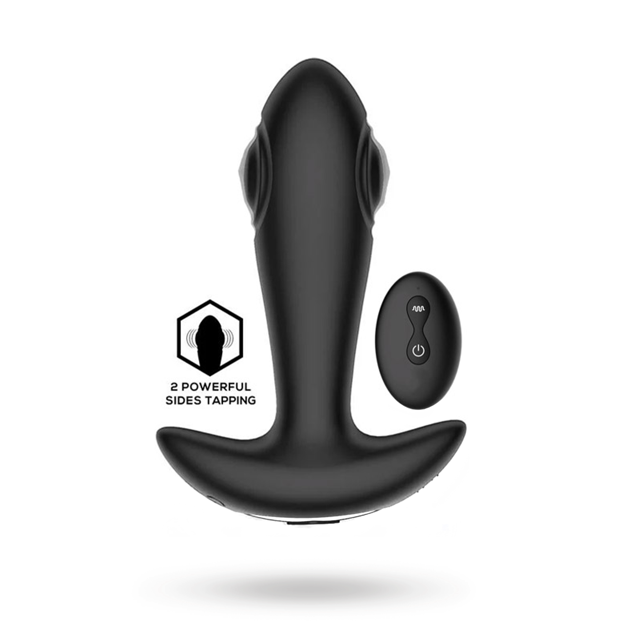 Milton Dual Tapping Anal Plug With Remote Värisevä anaalitappi