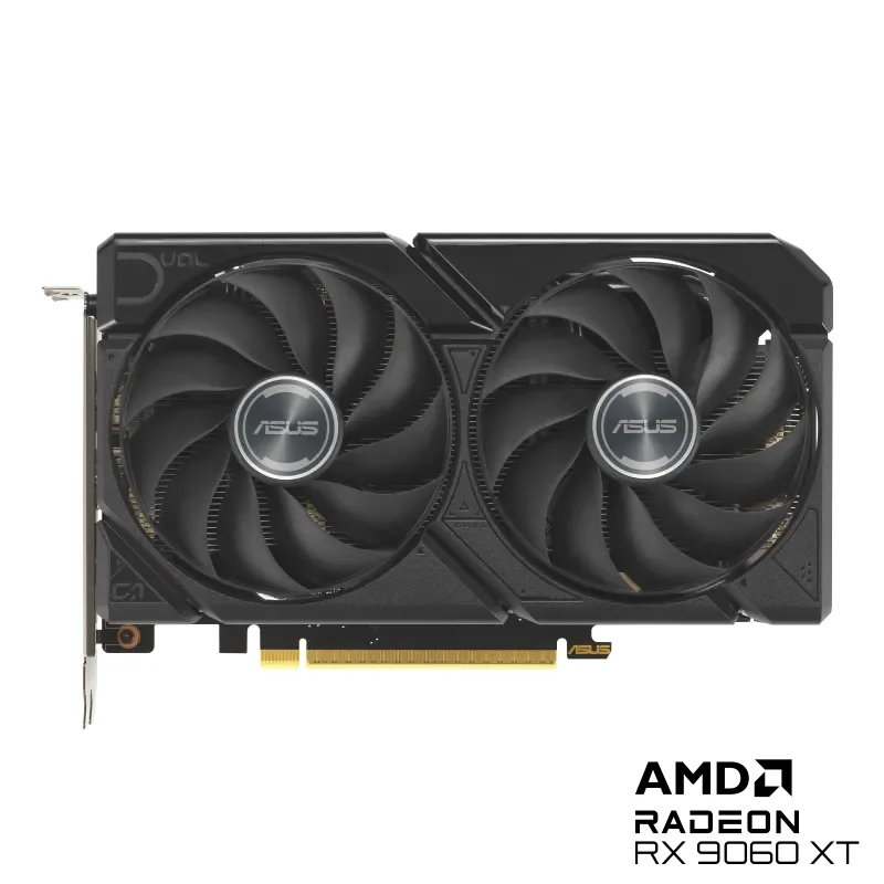 ASUS Radeon RX 9060 XT DUAL - 8GB GDDR6 RAM - Näytönohjaimet