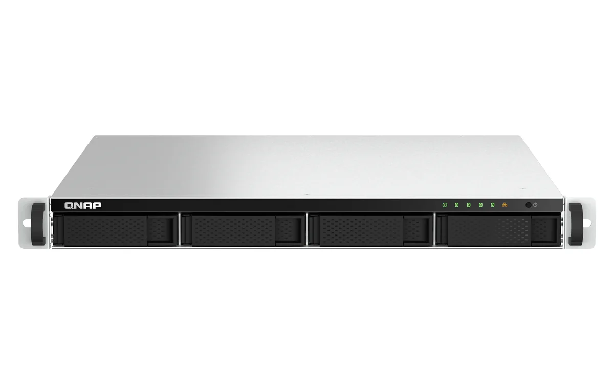 QNAP TS-464U-RP-8G - Verkkotallennin, alumiini, musta