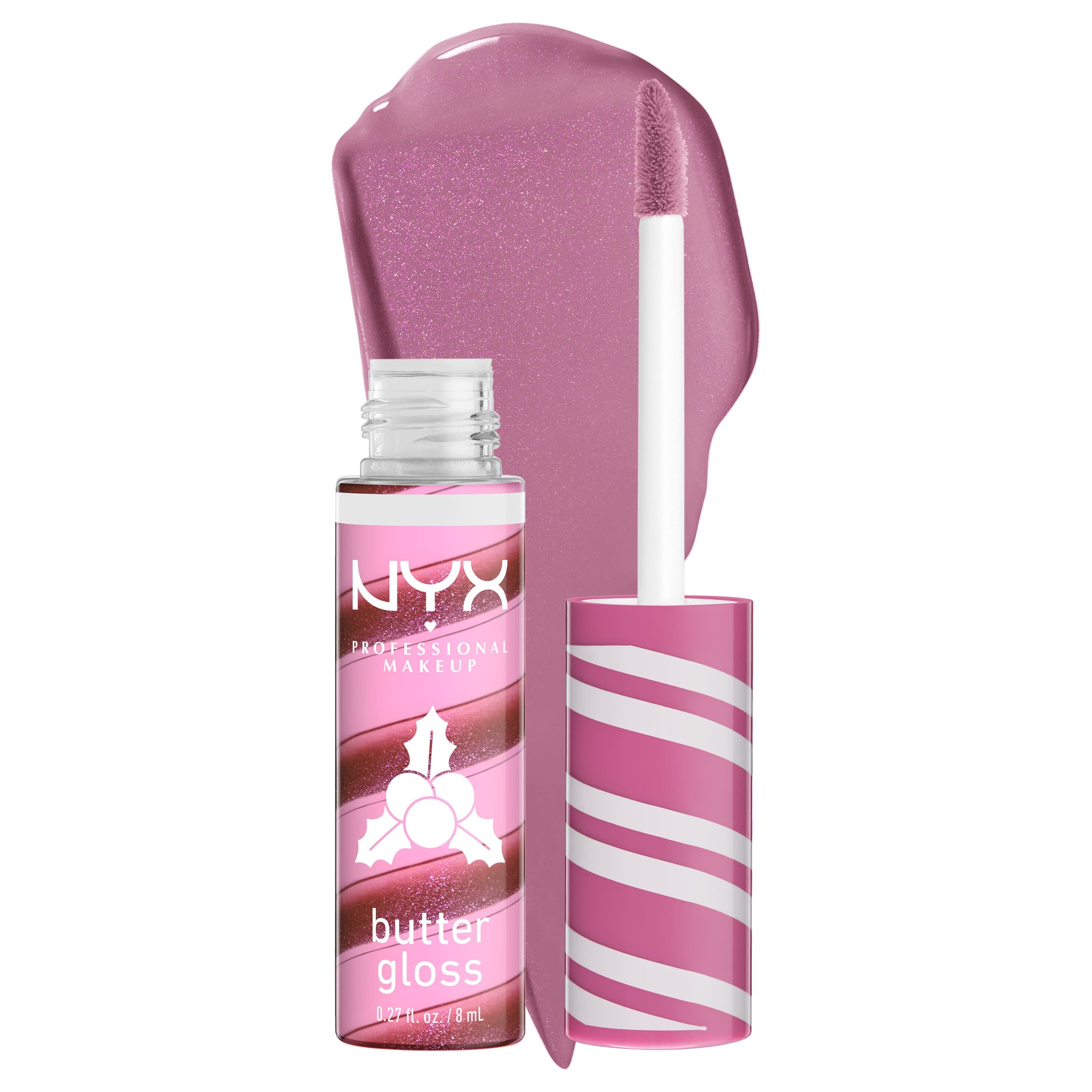 NYX Ammattimainen meikki Holiday voita Gloss huulikiiltoväri 04 Holly Berry Swirl 8 ml