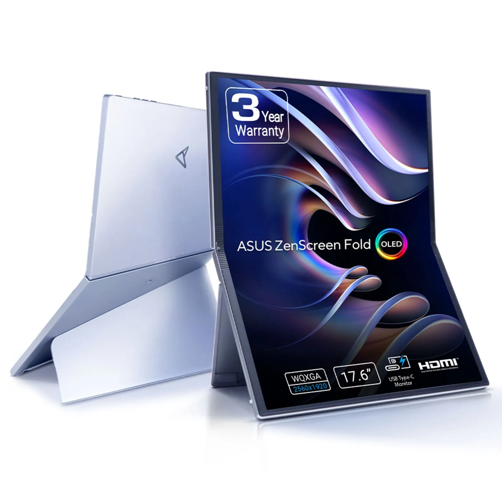 17" ASUS ZenScreen Fold MQ17QH - 2560x1920 - 60Hz - OLED