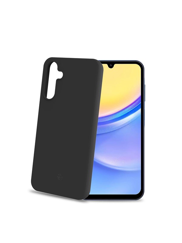 Celly Cromo Soft rubber case Galaxy A15 4G / A15 5G Svart